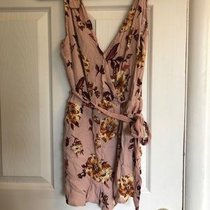 Floral Romper with Pockets